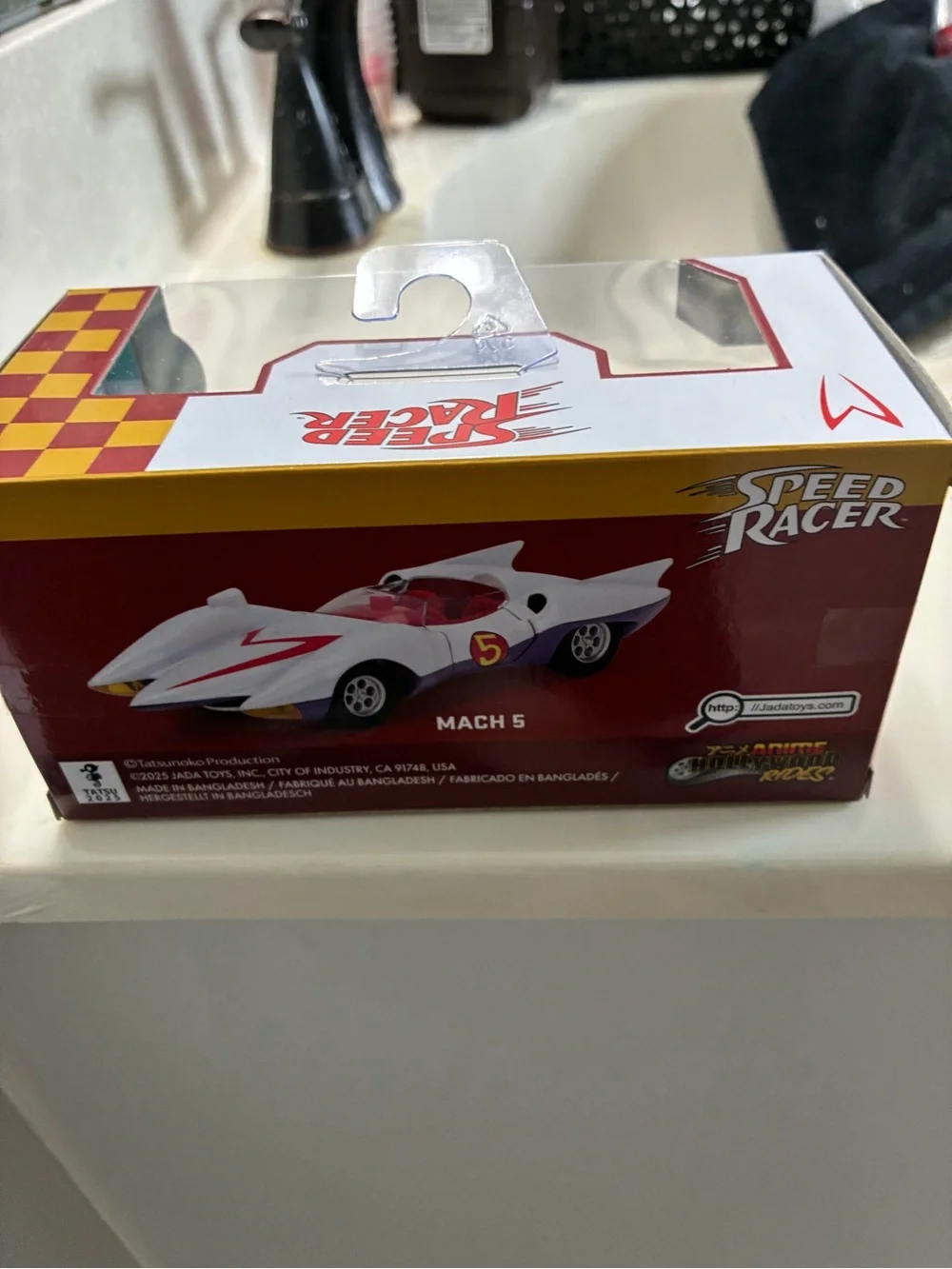 New In Box Jada Toys Speed Racer Mach 5 1:32 scale diecast model car.